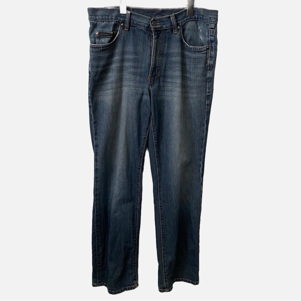 Calvin Klein, Low Rise Straight Leg Jeans